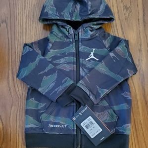Jordan Boys' Zip Up Camo Hoodie